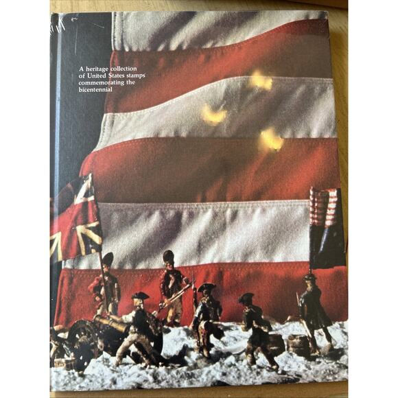 NEW Heritage Collection of U.S. W/Stamps Commemorating the Bicentennial Book - Picture 2 of 8